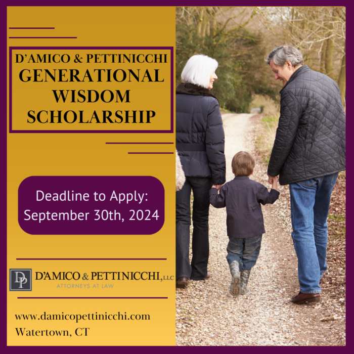 D’Amico & Pettinicchi Generational Wisdom Scholarship
