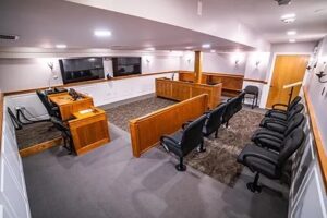 empty deliberation room